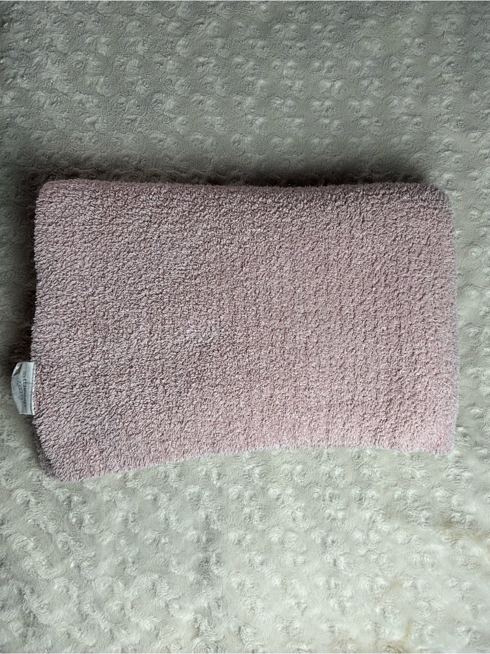 Little Dream Co Pink Chenille Baby Blanket Sweater Knit Rare HTF